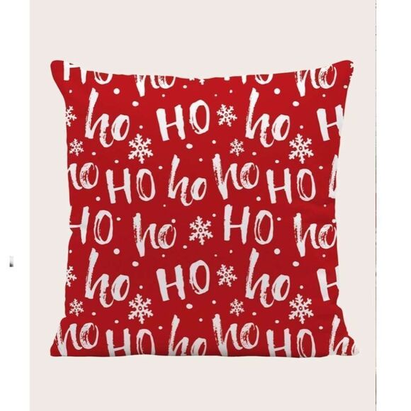 Ho Ho Ho Pillow Cover - Picture 1 of 3